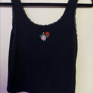 Fairly new rose tank top